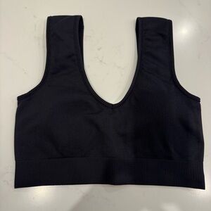 Athleta Aurora Padded Bra Black Small (D-DD) Light Support